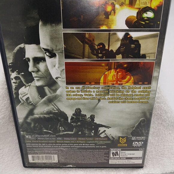 Sony Playstation 2 PS2 KillZone Video Game 2004 First Person Shooter - Picture 5 of 11